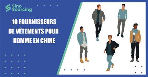 fournisseur vetement homme chine